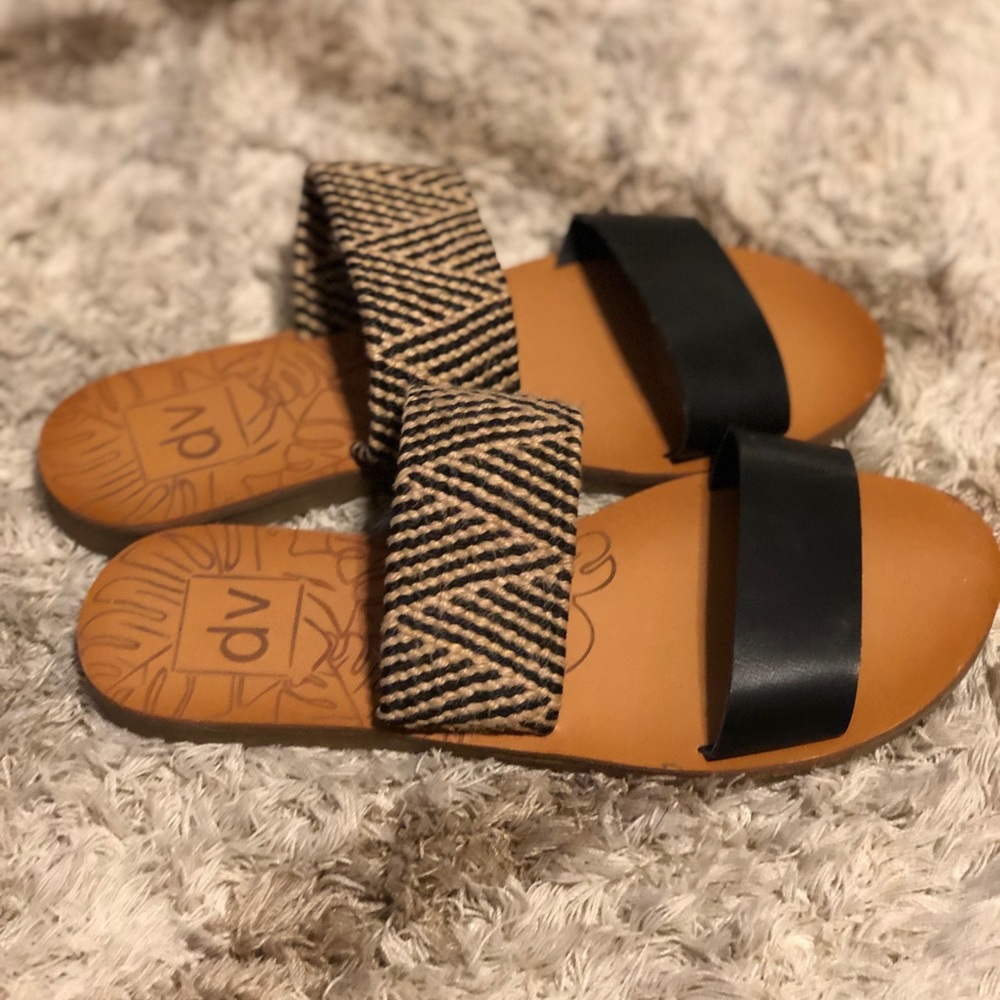 Leather slip on